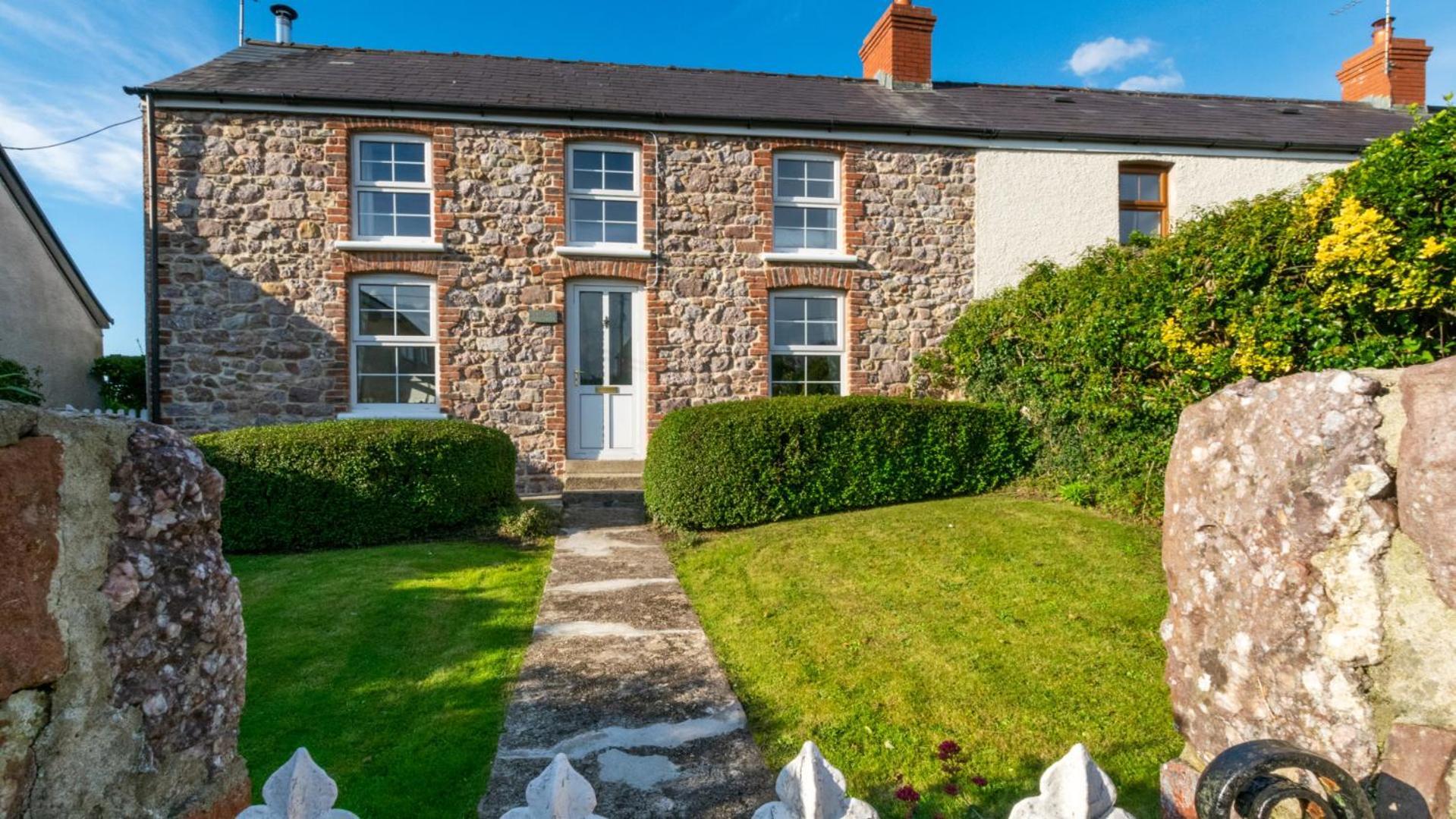 West End Cottage Llangennith Esterno foto